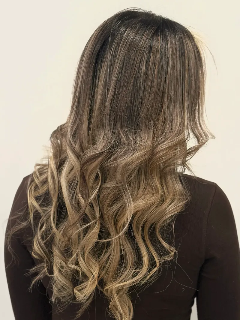 Professional balayage by Elika Beauty Burnaby