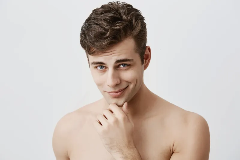 Men’s wash and haircut service at Elika Beauty