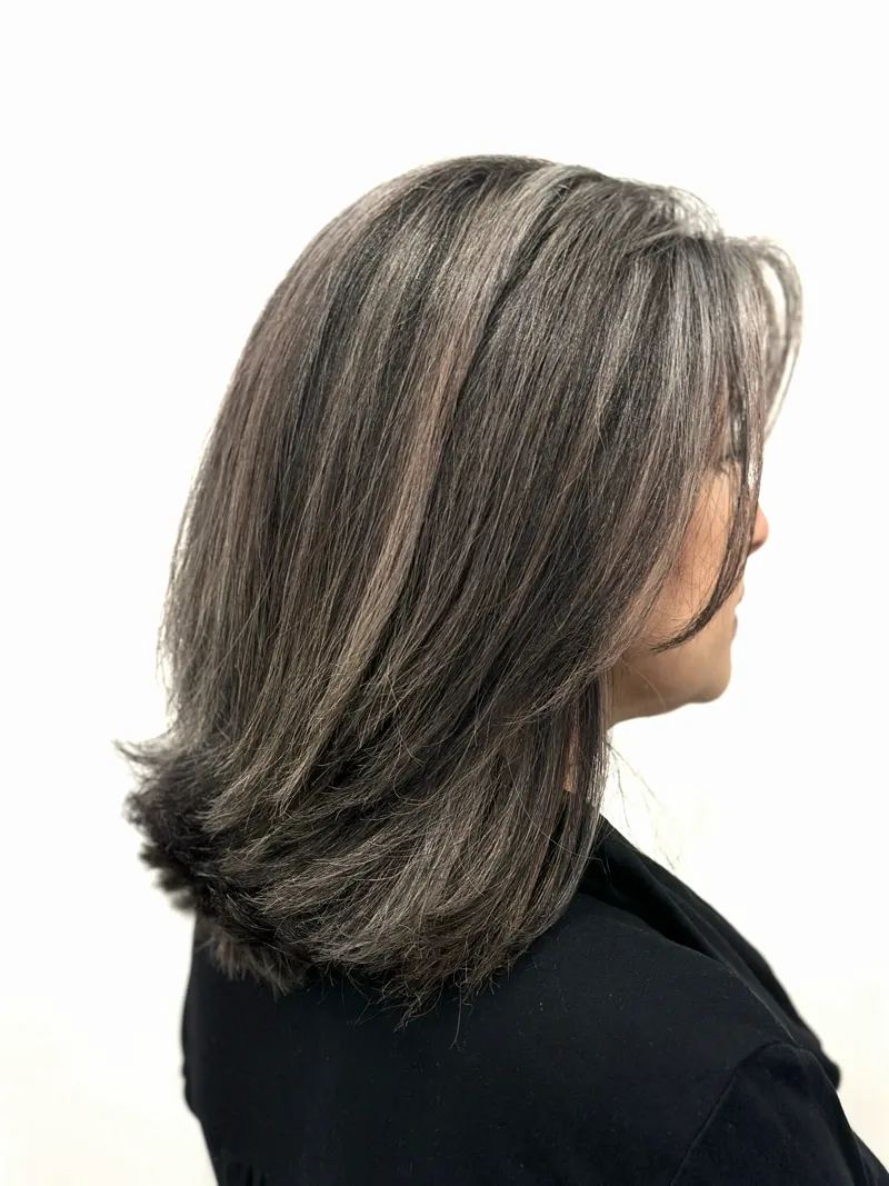 Hair highlights at Elika Beauty near Metrotown Burnaby