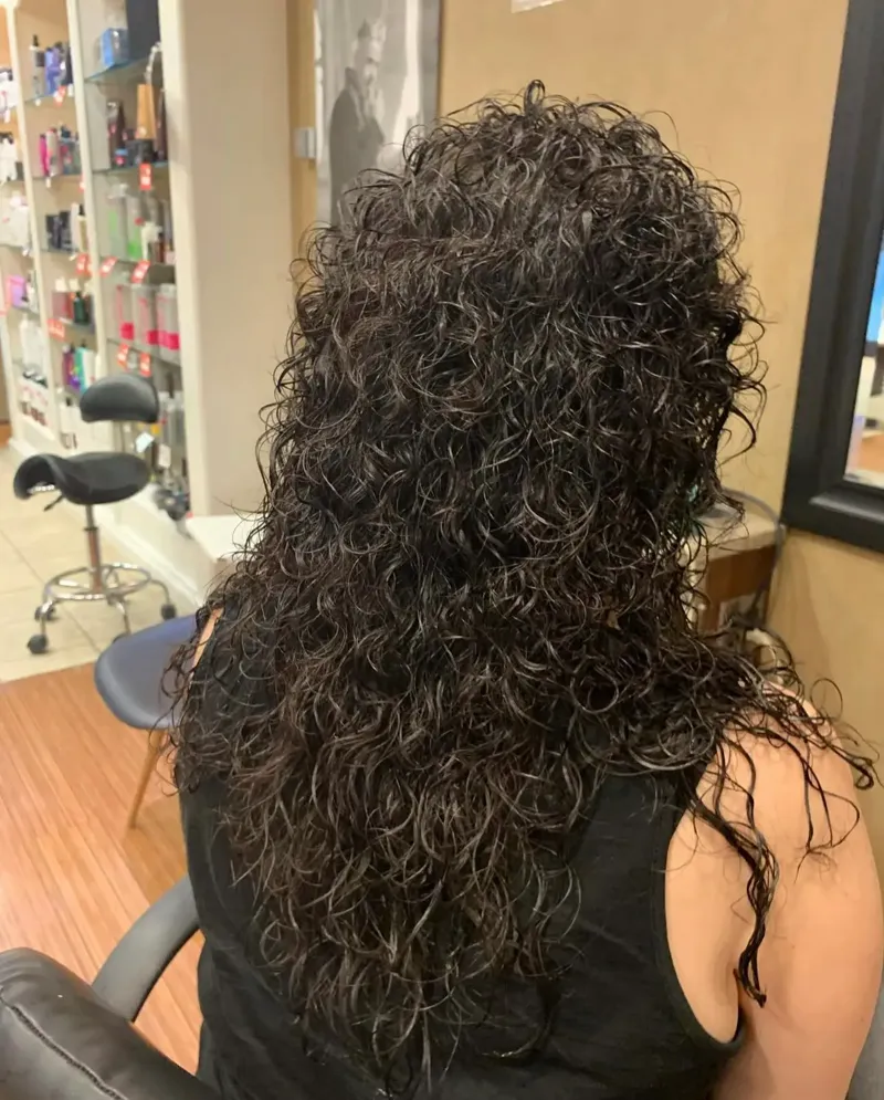 Soft curls perm result at Elika Beauty
